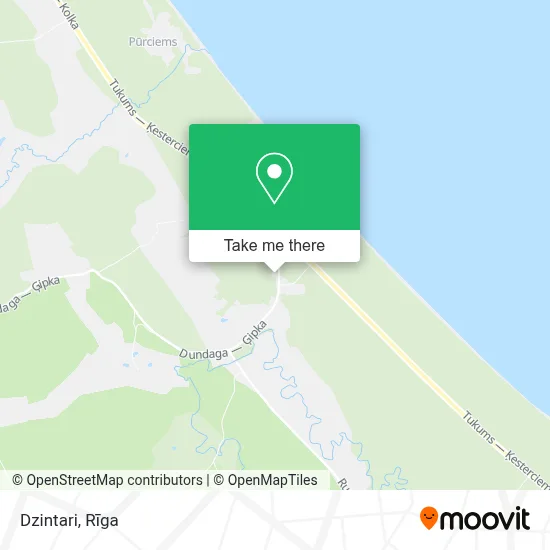 Dzintari map