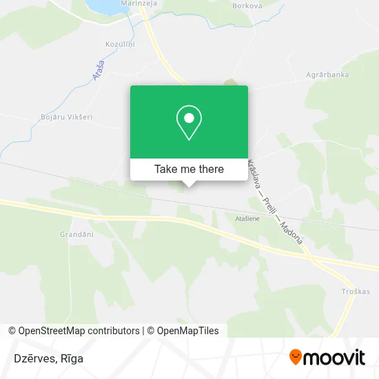 Dzērves map