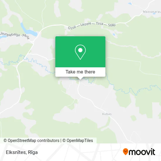 Elksnītes map