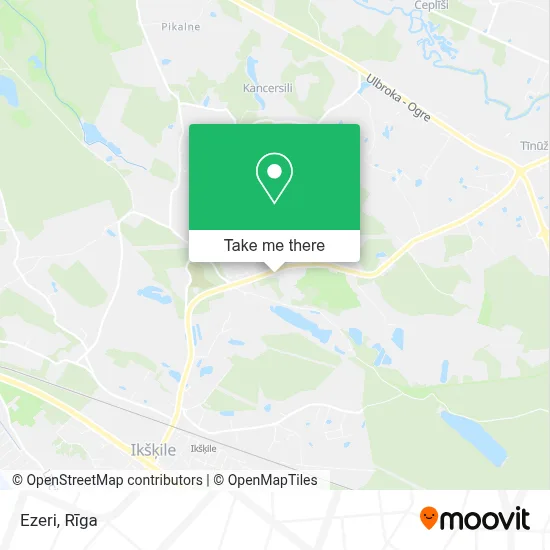 Ezeri map