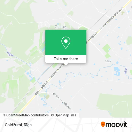 Gaidžumi map