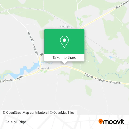 Gaisiņi map