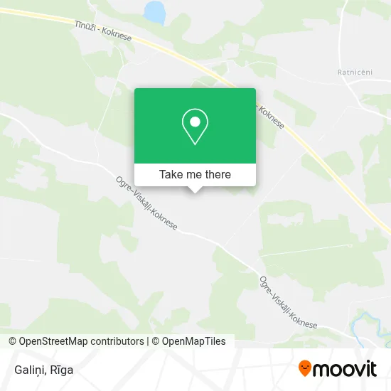 Galiņi map