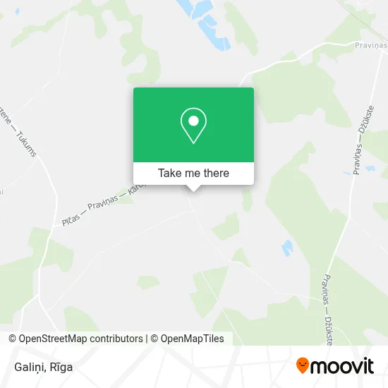 Galiņi map
