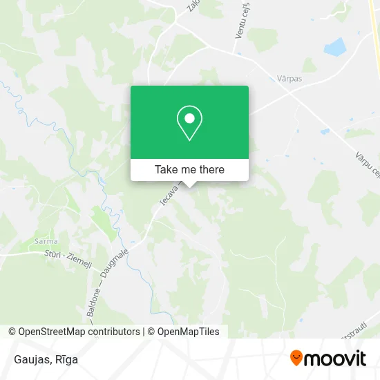 Gaujas map