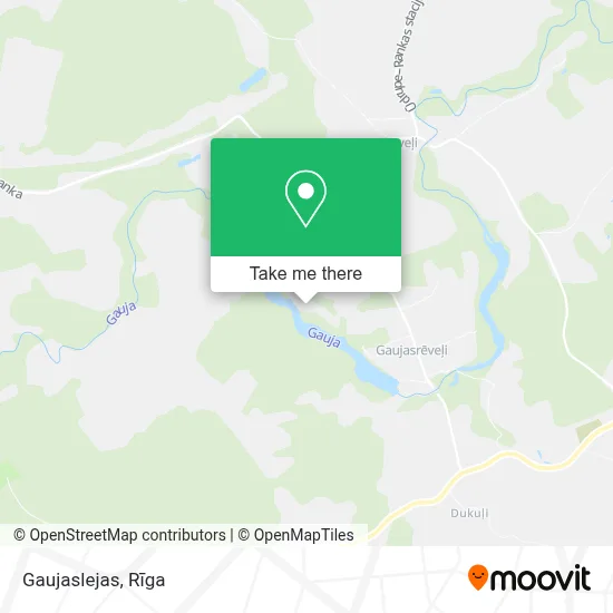 Gaujaslejas map