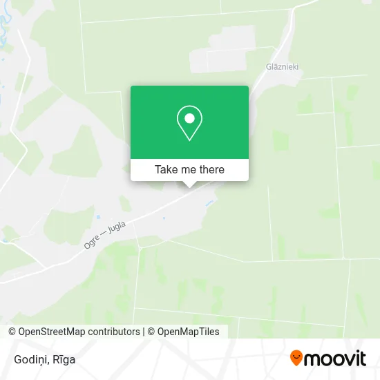 Godiņi map