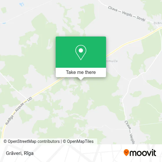 Grāveri map