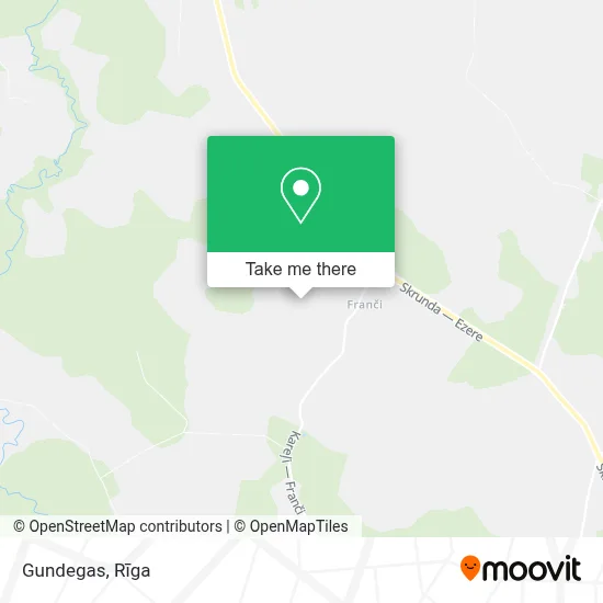 Gundegas map
