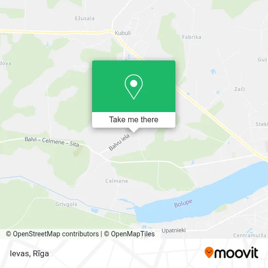 Ievas map