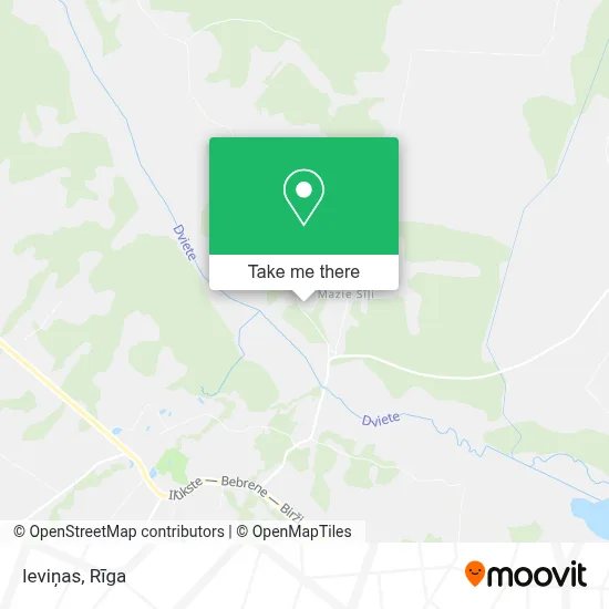 Ieviņas map