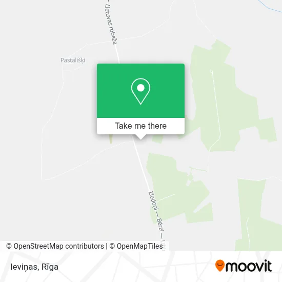 Ieviņas map