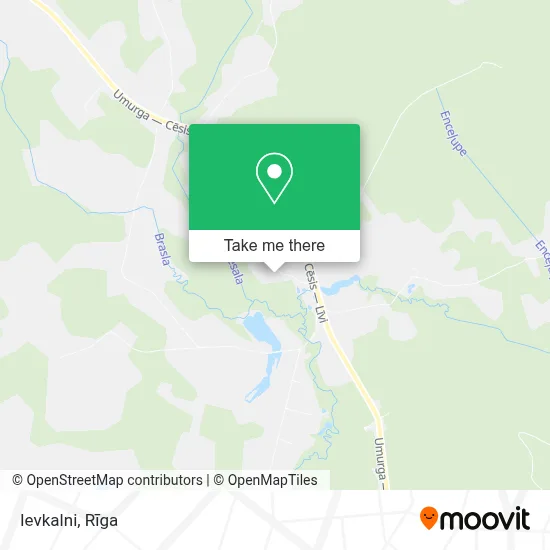 Ievkalni map