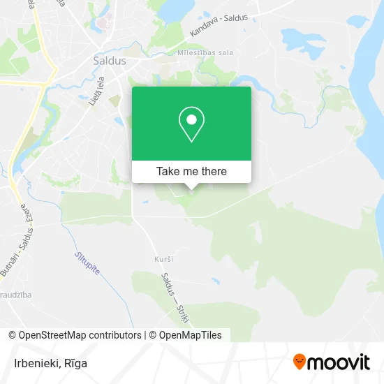 Irbenieki map