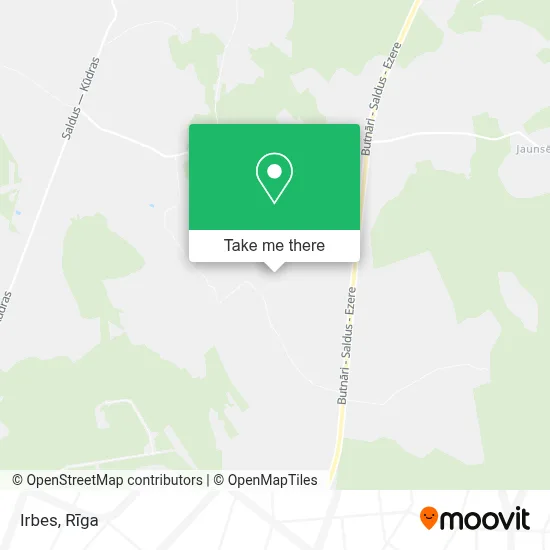 Irbes map