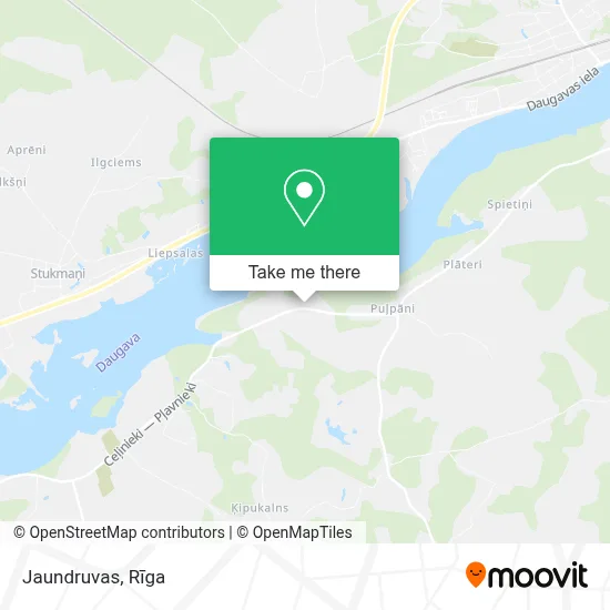 Jaundruvas map