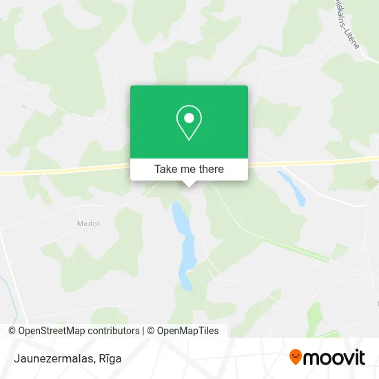 Jaunezermalas map