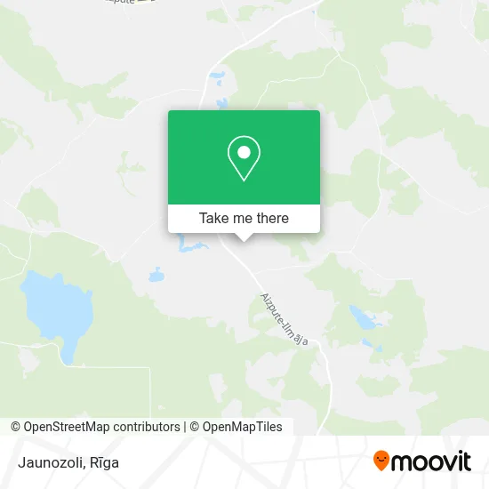 Jaunozoli map