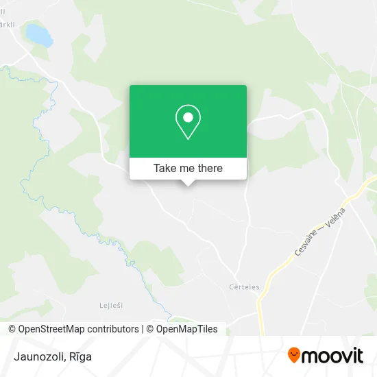 Jaunozoli map