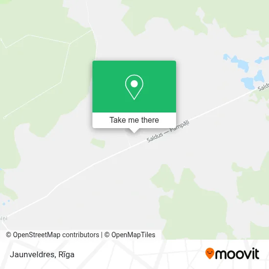 Jaunveldres map