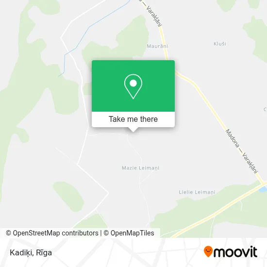 Kadiķi map