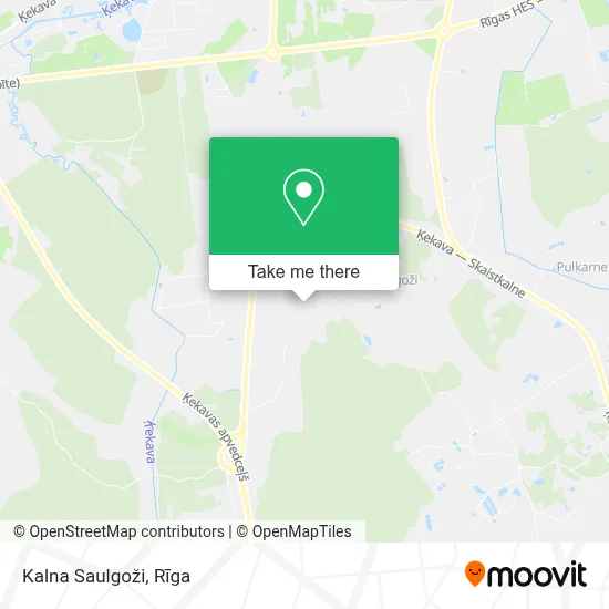 Kalna Saulgoži map