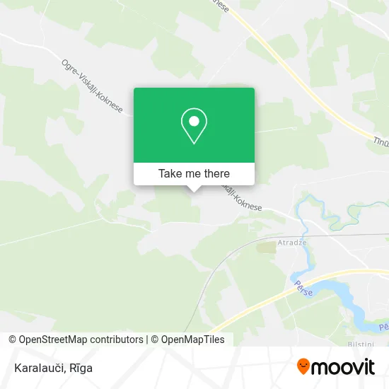 Karalauči map