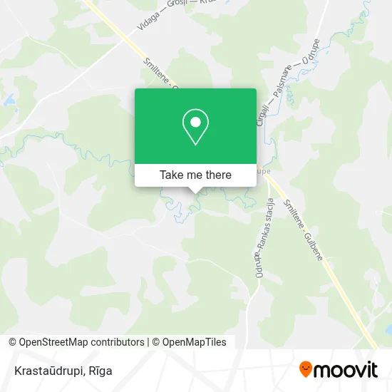 Krastaūdrupi map
