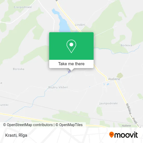 Krasti map