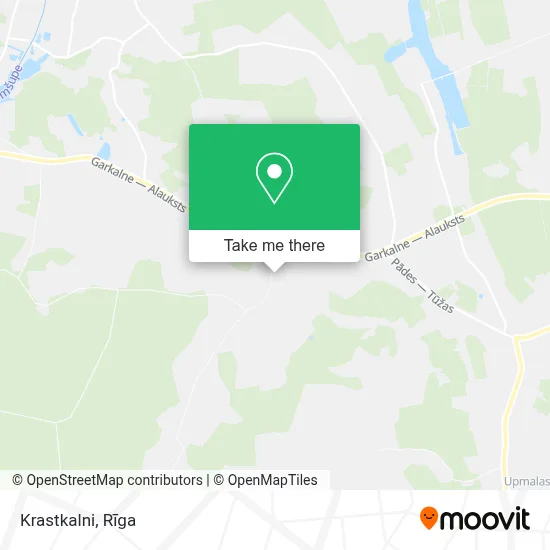 Krastkalni map