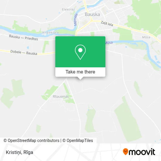Kristiņi map
