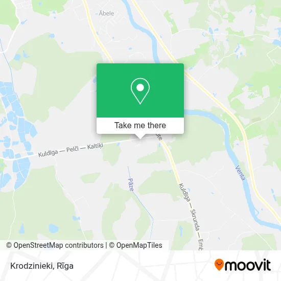 Krodzinieki map