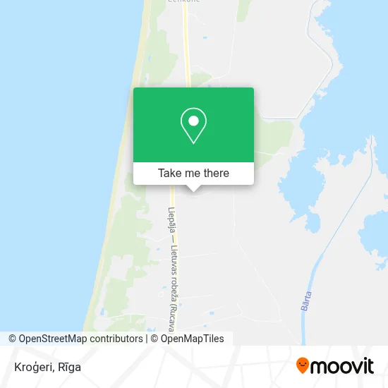 Kroģeri map