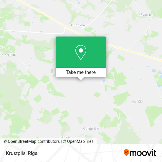 Krustpils map