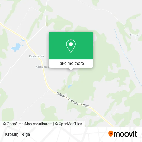 Krēsliņi map