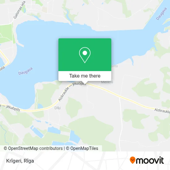 Krīgeri map