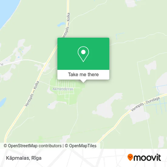 Kāpmalas map
