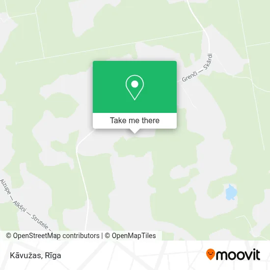 Kāvužas map