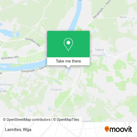 Laimītes map