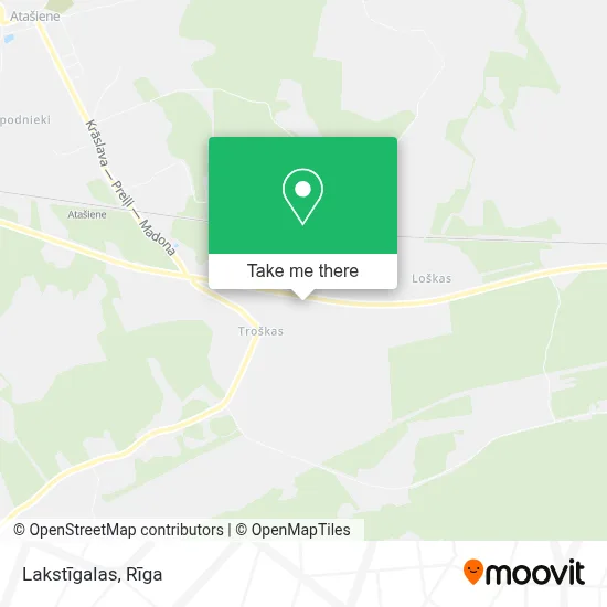 Lakstīgalas map
