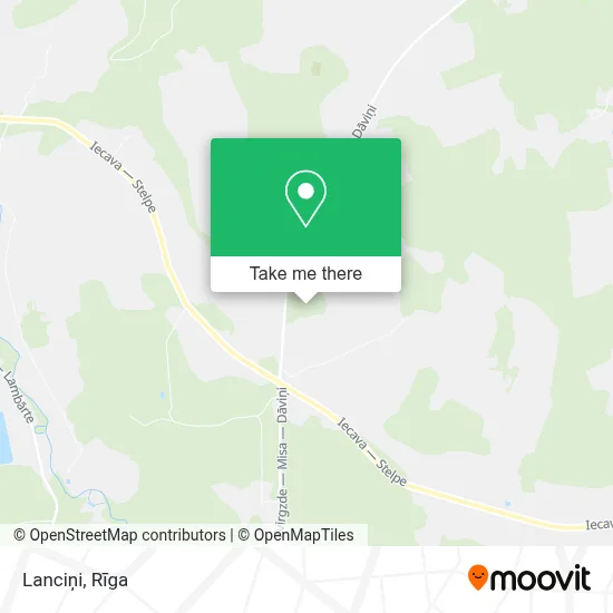 Lanciņi map
