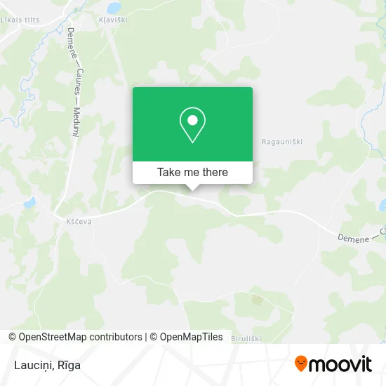 Lauciņi map