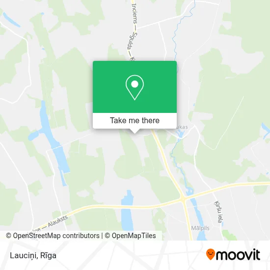 Lauciņi map