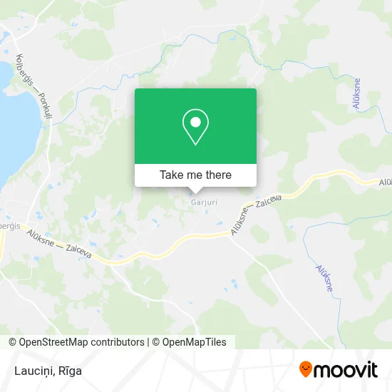 Lauciņi map