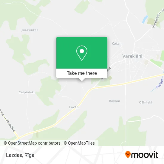 Lazdas map