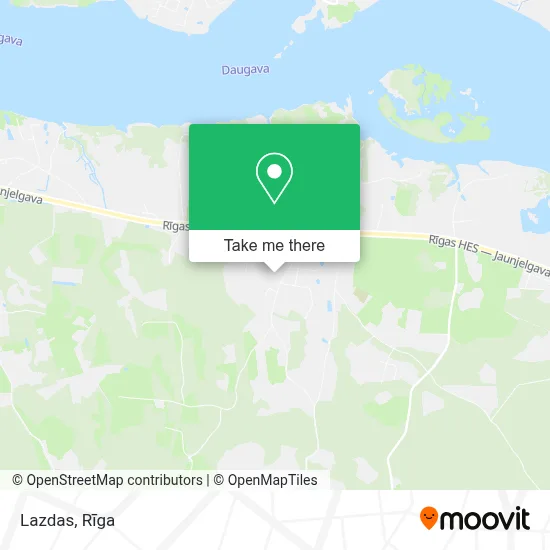 Lazdas map
