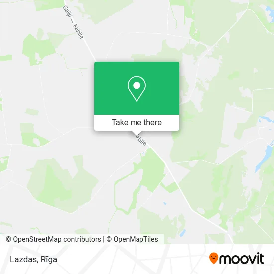 Lazdas map
