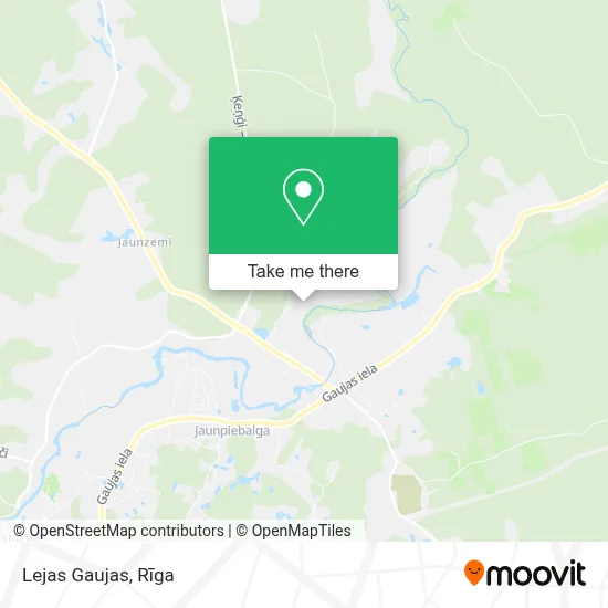 Lejas Gaujas map