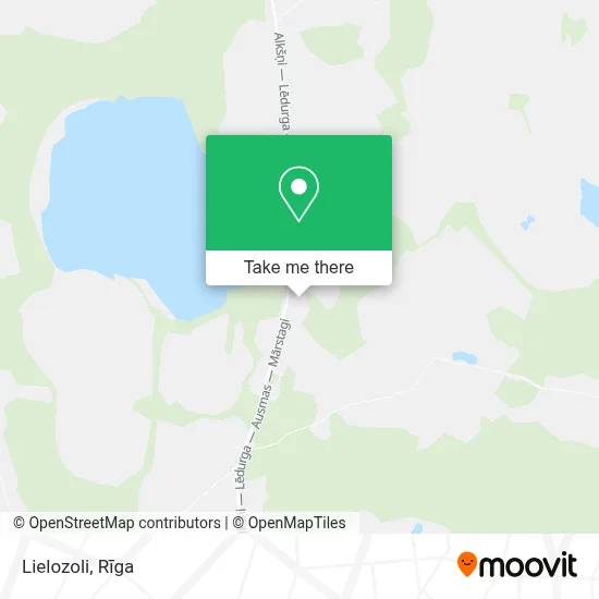 Lielozoli map