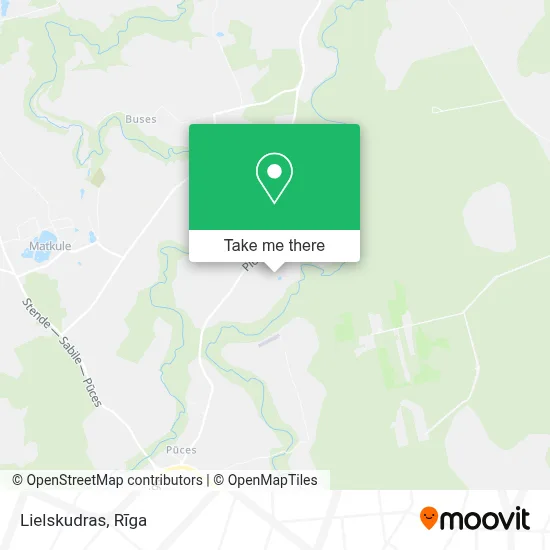 Lielskudras map